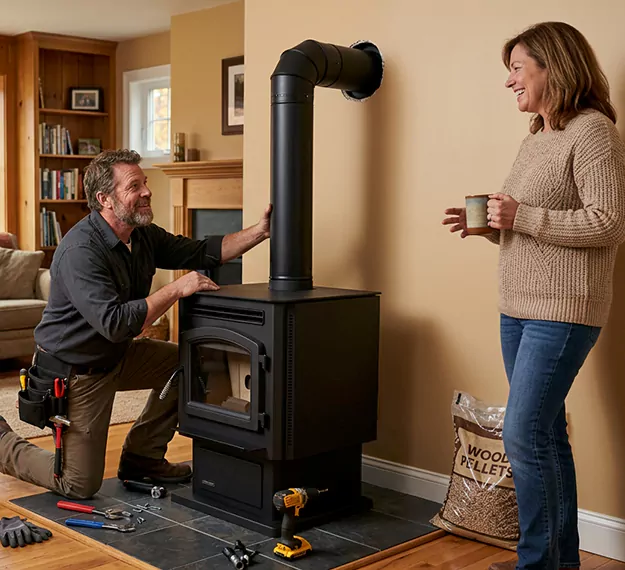 Certified Pellet Fireplace Installation Company: Your Local Pellet Stove Fitting Team in Norwalk, CA