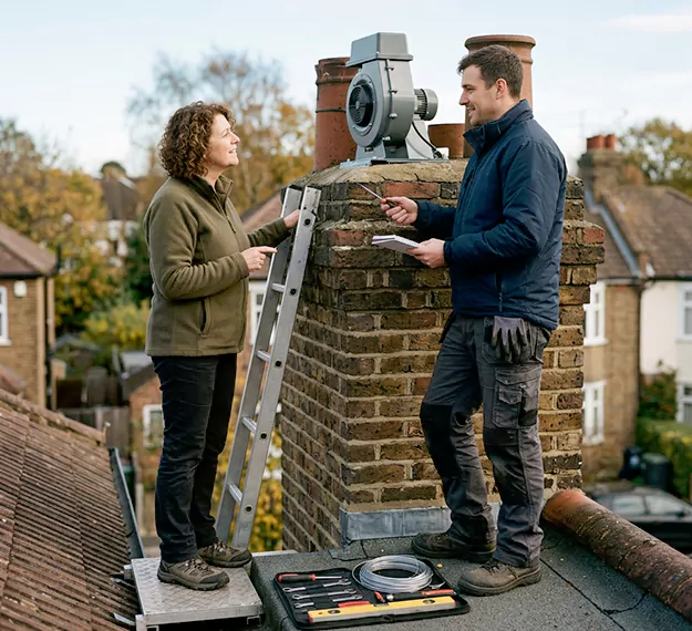 Why Norwalk, CA Homeowners Choose Our Chimney Fan Installation Team?