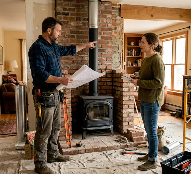 Why Norwalk Homeowners Choose Our Wood Fireplace Installation Team?