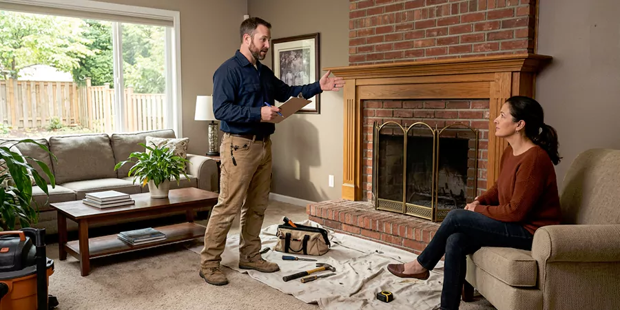 Fireplace and Chimney Removal Service Norwalk