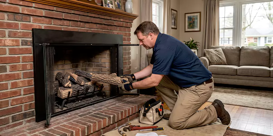 Propane Fireplace Logs Installation Norwalk