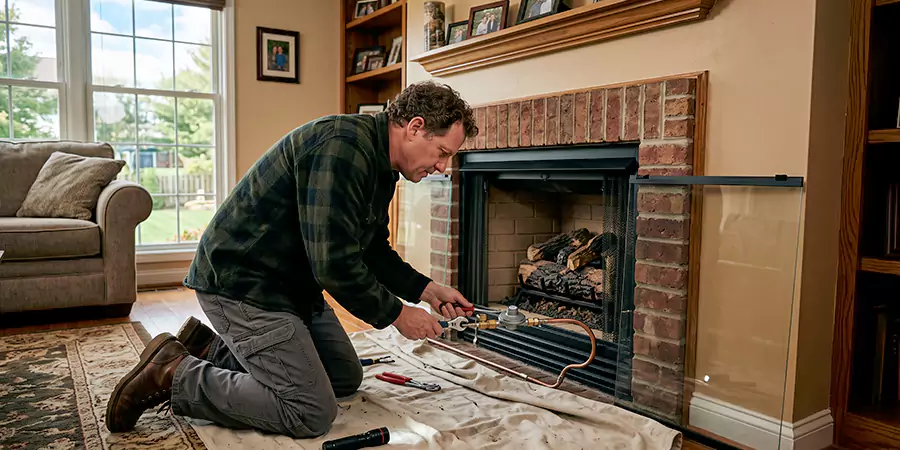 Propane Fireplace Regulator and Gas Line Repair Norwalk