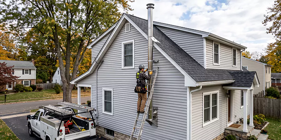 Wood Fireplace Chimney Liner Installation Norwalk